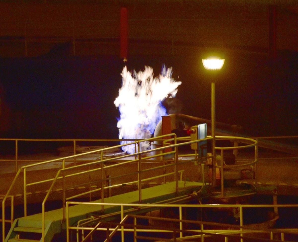 Methane leak