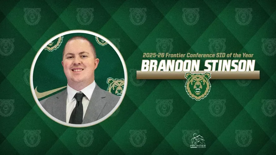 Rocky Sports Information Director Brandon Stinson Named 2025-26 Frontier Conference SID of the Year
