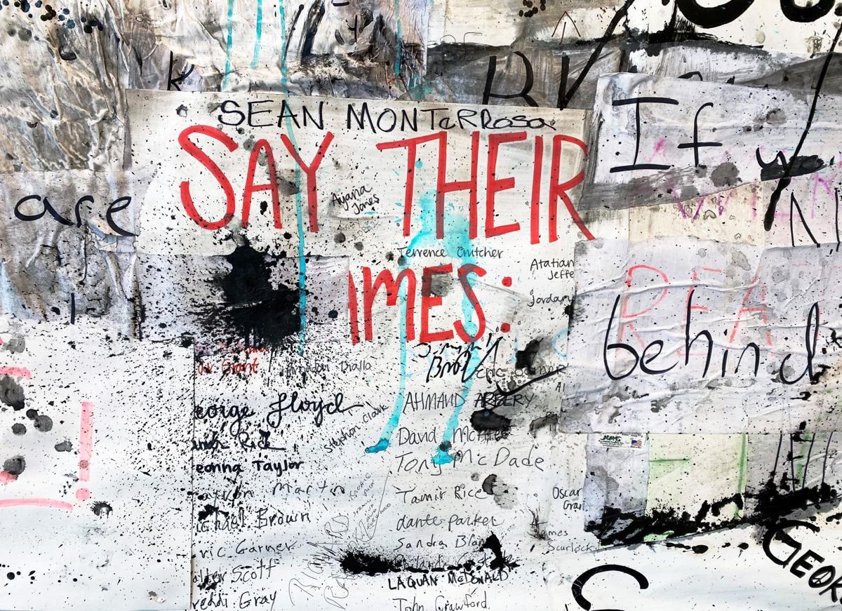 Artist turns BLM protest signs into art in 'Social Glue' exhibit