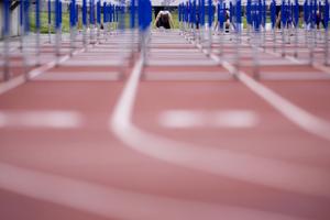 Photos: Class AA and B state track meet first day