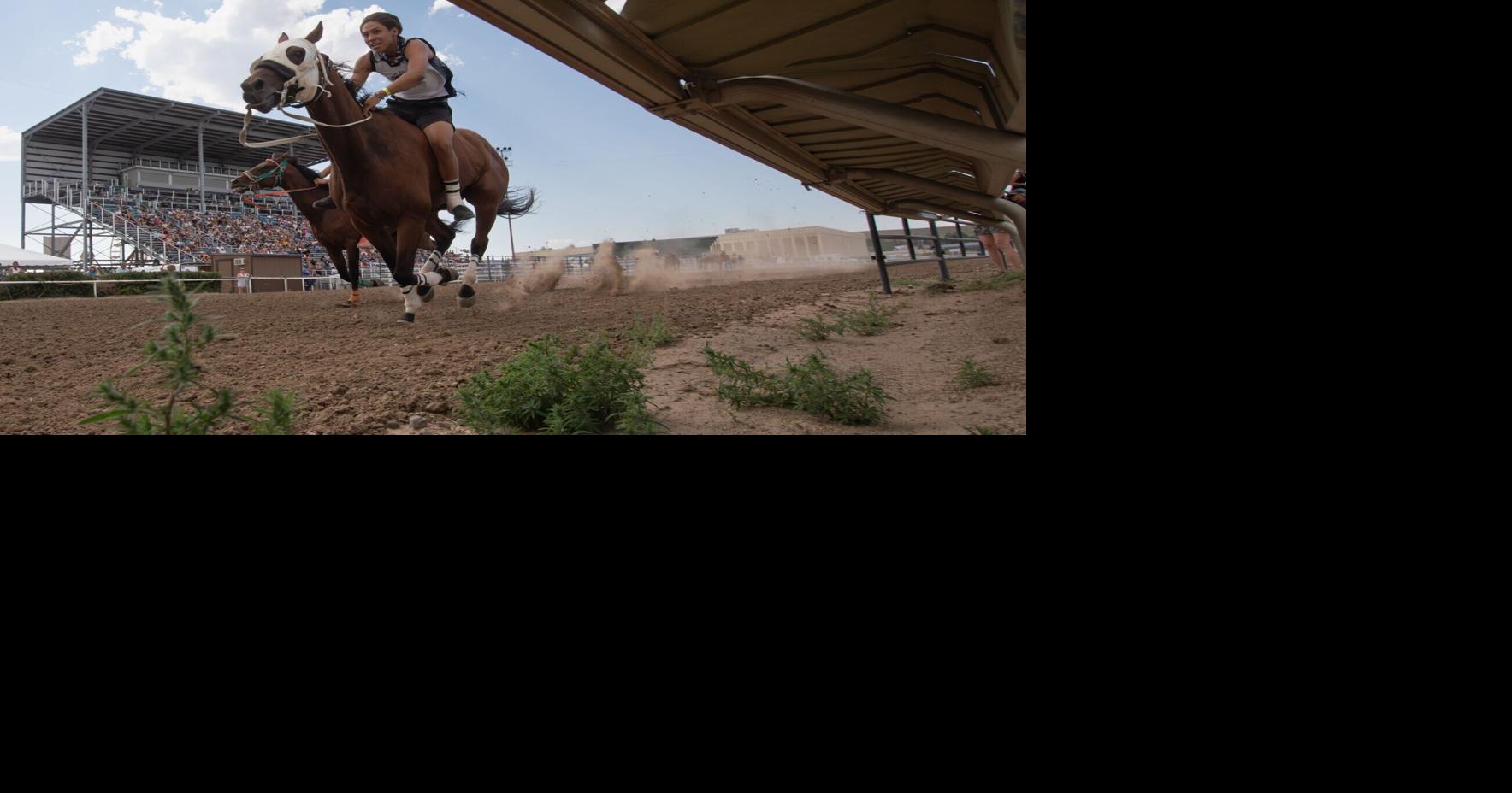 First Little Shell Chippewa Tribe Indian Horse Relay at Montana State Fair, in photos