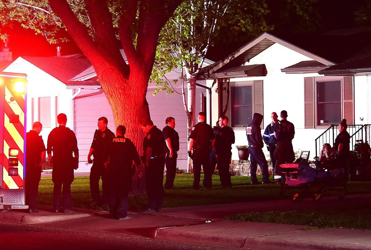 Shooting scene on Cook Avenue