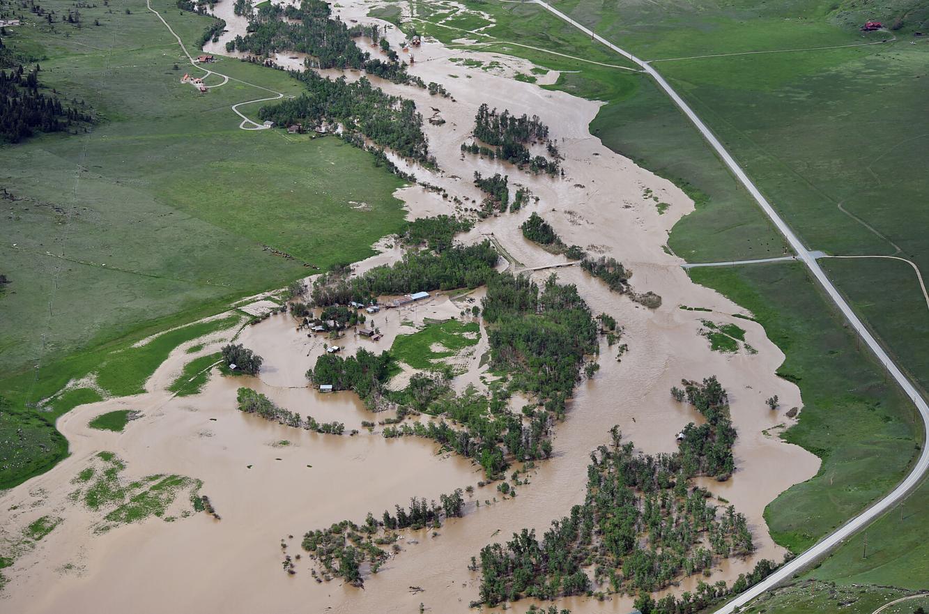 Photos Aerials of Stillwater and Boulder River flooding