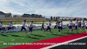 Highlights: No. 1 College of Idaho 52, Montana Western 7