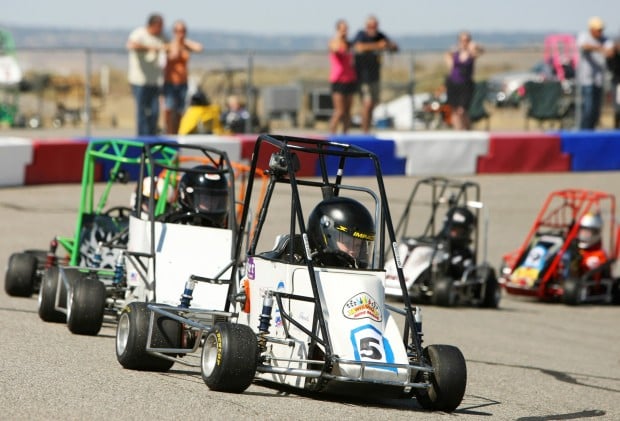 Youngsters get behind the wheel in Quarter Midgets races