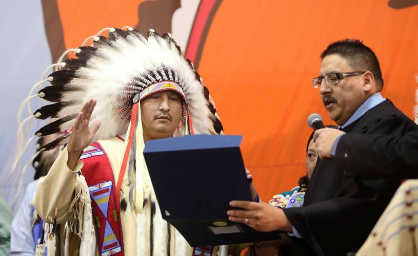 Not Afraid takes oath of office as Crow chairman