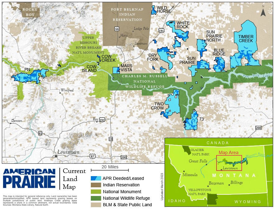 American Prairie purchases land next to tribe, waterfowl preserve