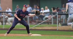 Brady Perlinski fielding vs. Billings Royals