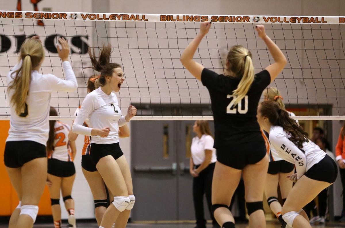 Senior vs. West volleyball