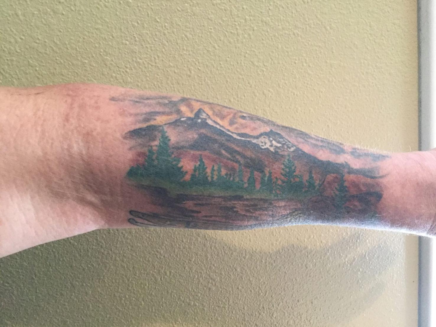 Wild Montana Tattoos of mountains and lakes Montana News
