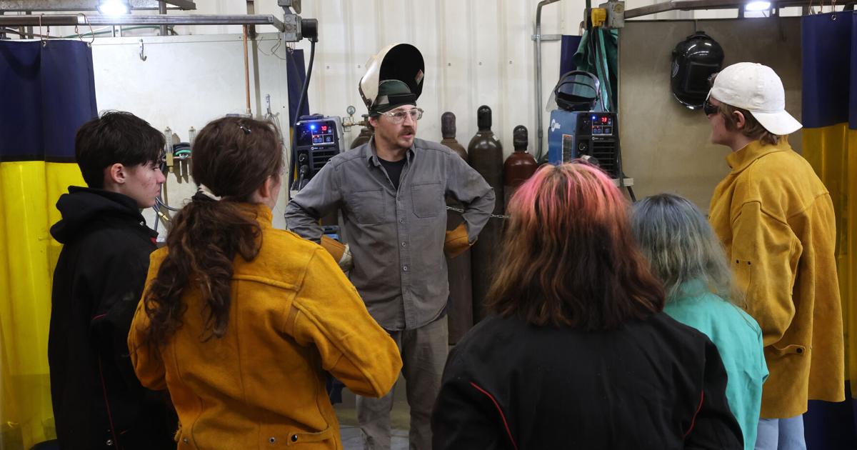 Upward Bound welding class