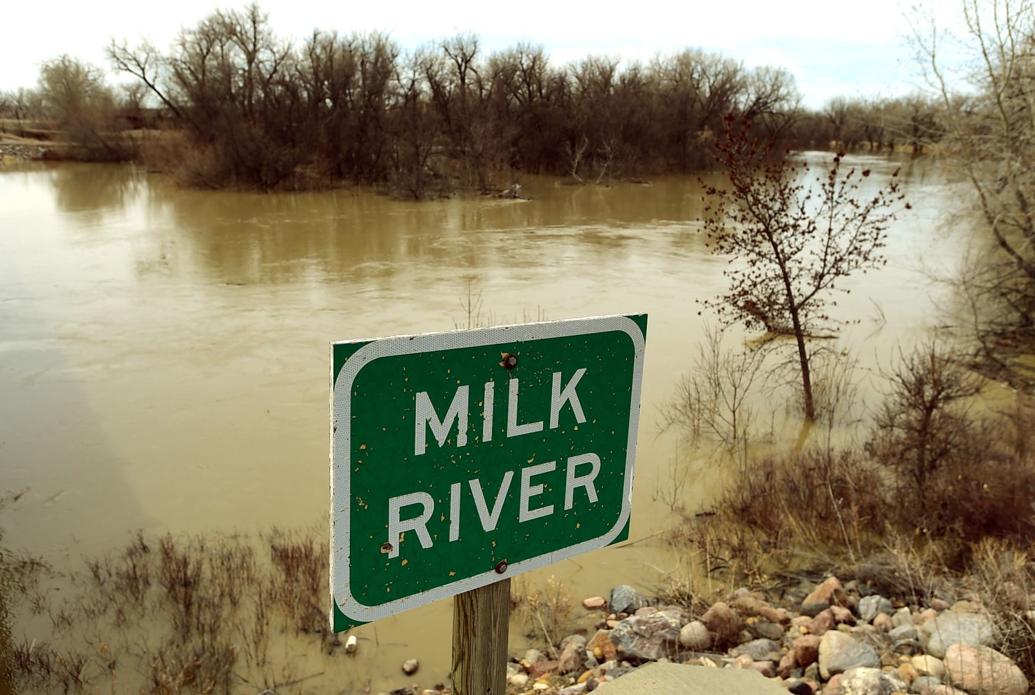 Photos Milk River floods in northern Montana