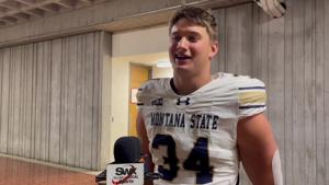 Cole Taylor after Montana State’s win at Eastern Washington
