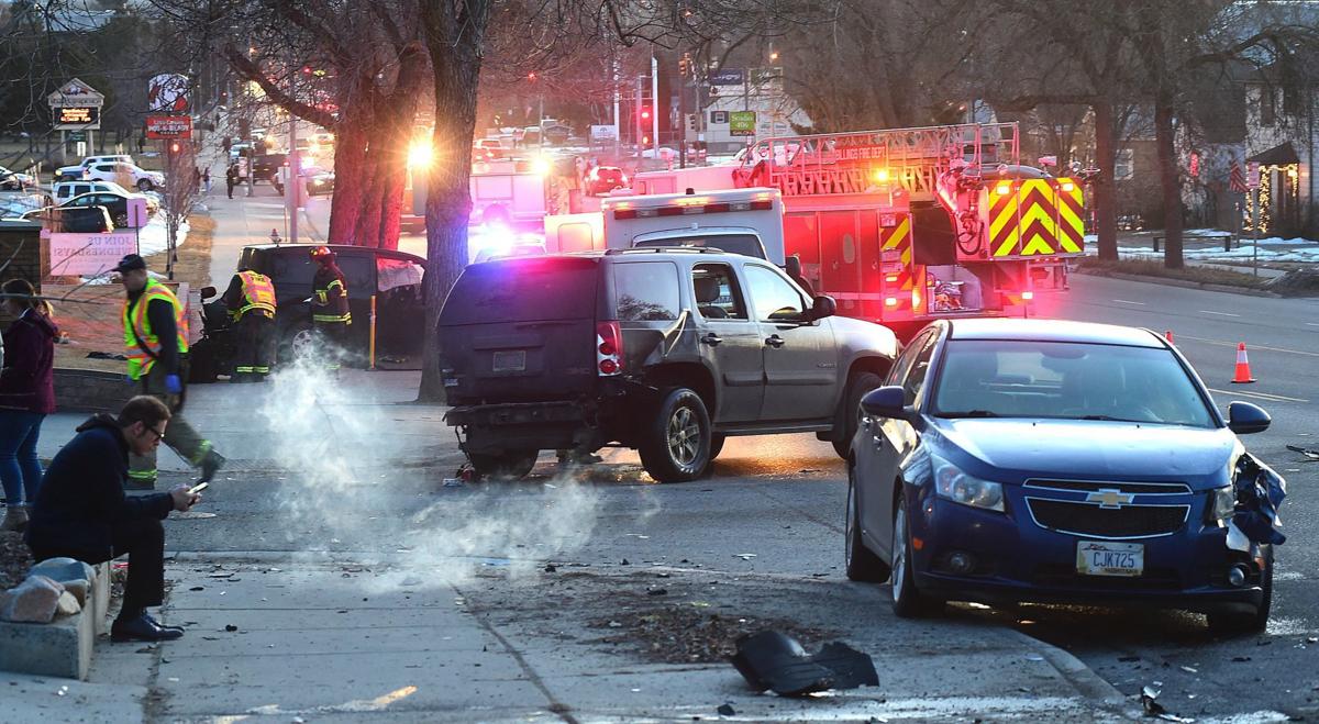 Photo: Four car crash closes Grand at 6th Street West | Local News ...