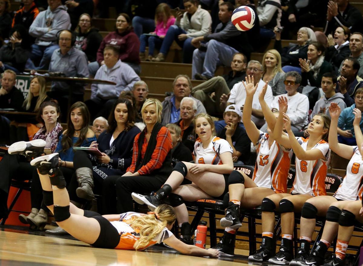 Senior vs. West volleyball
