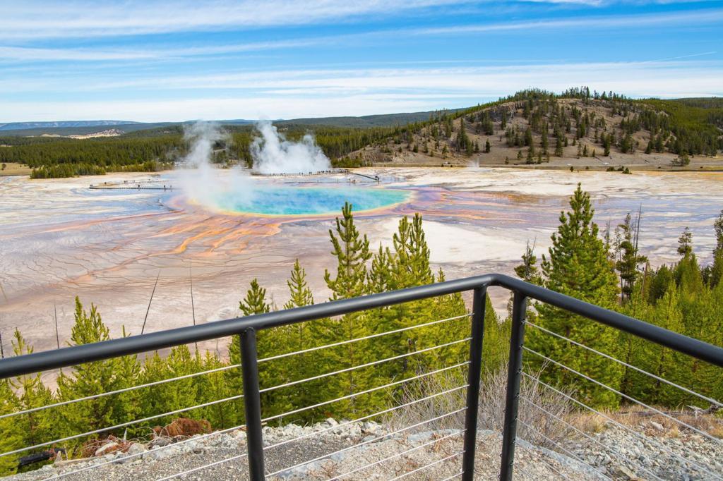 New Grand Prismatic Spring Overlook Opens To Public Outdoors