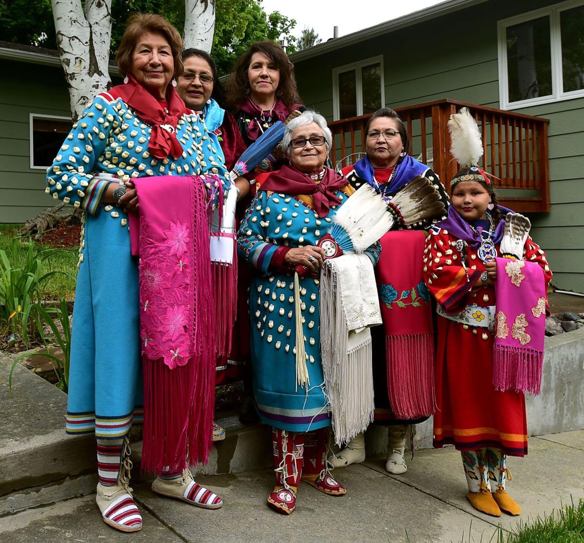 Crow women gather to practice language saying #39 our language is our