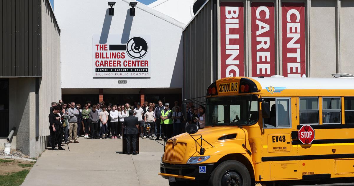 Billings schools unveil electric school buses Billings schools unveil electric school buses