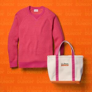 The Dunkin' and L.L. Bean collab will include a sweater and boat and tote.