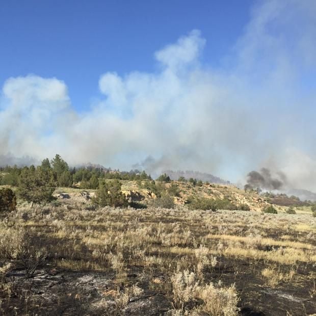 Wildfire Burns More Than 1,500 Acres Near Ashland 