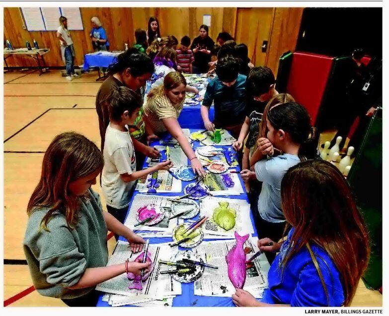 FISHY ART AT MEADOWLARK ELEMENTARY