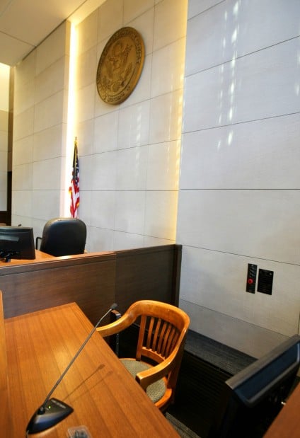 The Witness Stand Is Seen Inside The Big Horn Courtroom Local News Billingsgazette Com