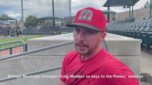 Billings Mustangs manager Craig Maddox visits about team's 28-9 start