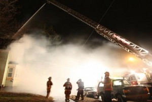 Crews battle South Side fire