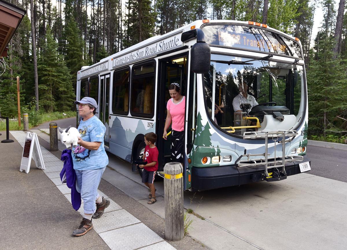Record number of riders hop free shuttles in Glacier National Park