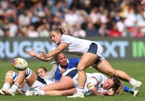 Doctors had to remove rugby star Cass Bargell's colon. Now the LA Olympics are in her sights