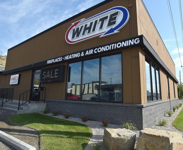 New showroom, exterior added at White Heating and Air Conditioning in
