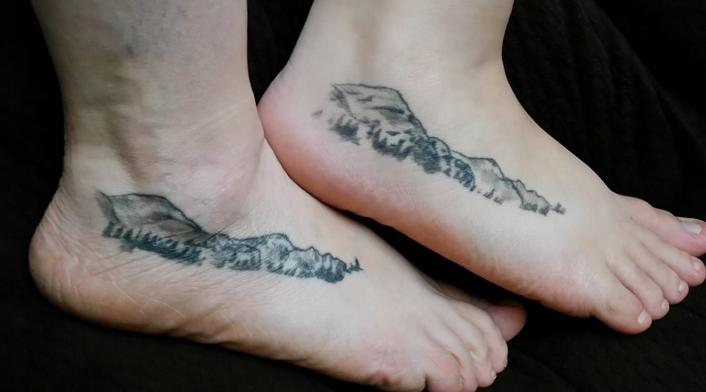 JeremySloo on Instagram Glacier National park for Emilys first tattoo   madetolasttattoo  First tattoo Tattoos Triangle tattoo