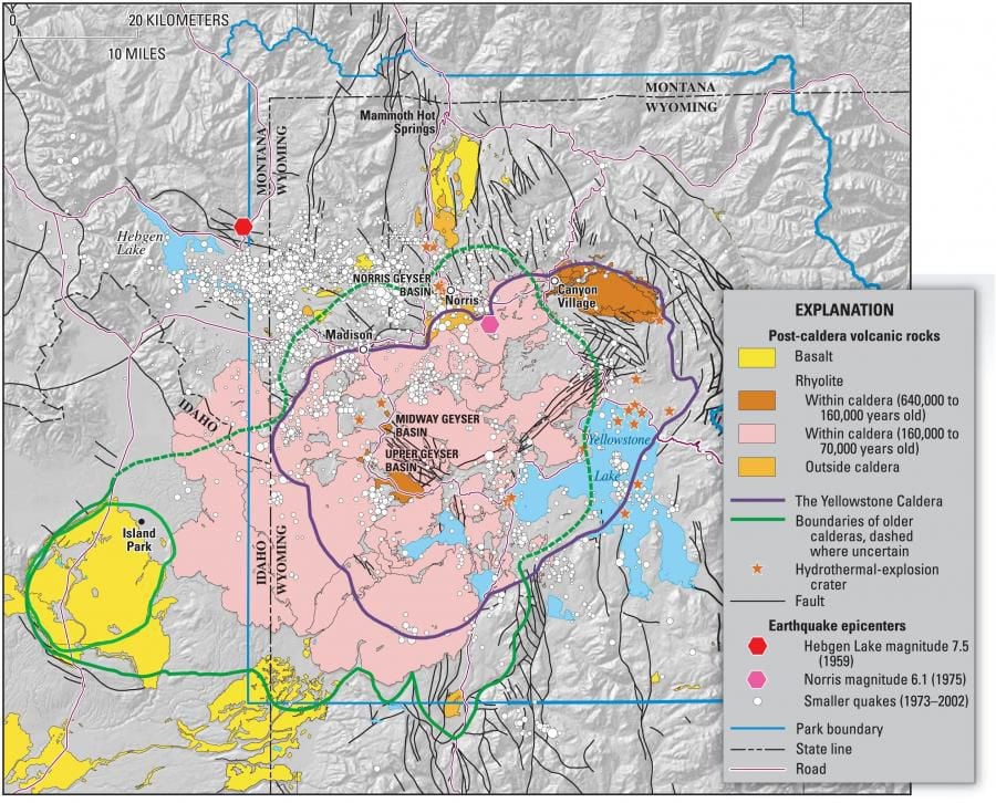 Image result for Yellowstone Caldera