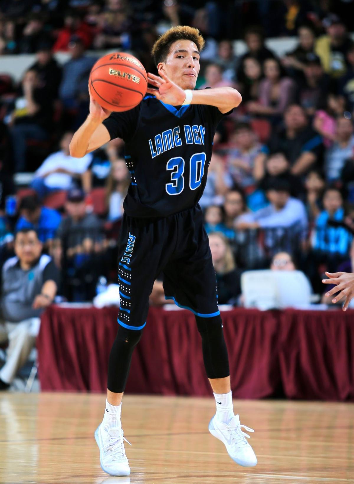 Lame Deer outlasts Lodge Grass for Southern B title Boys Basketball