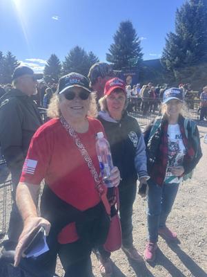 Trump rally line