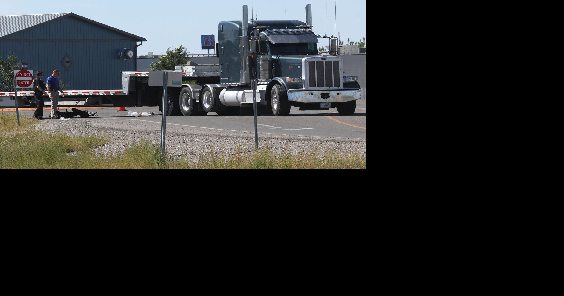 Photo: Pedestrian stuck by truck on South Billings Boulevard