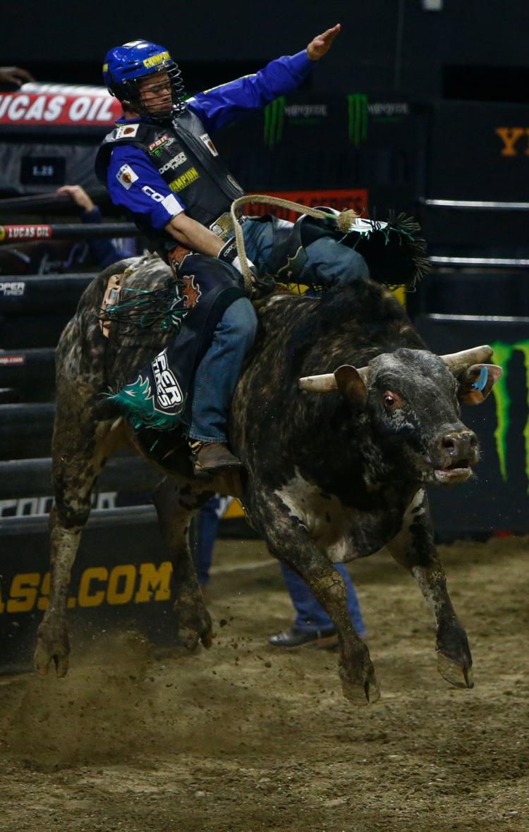 Photos Bull riders compete in the first day of PBR in Billings Rodeo