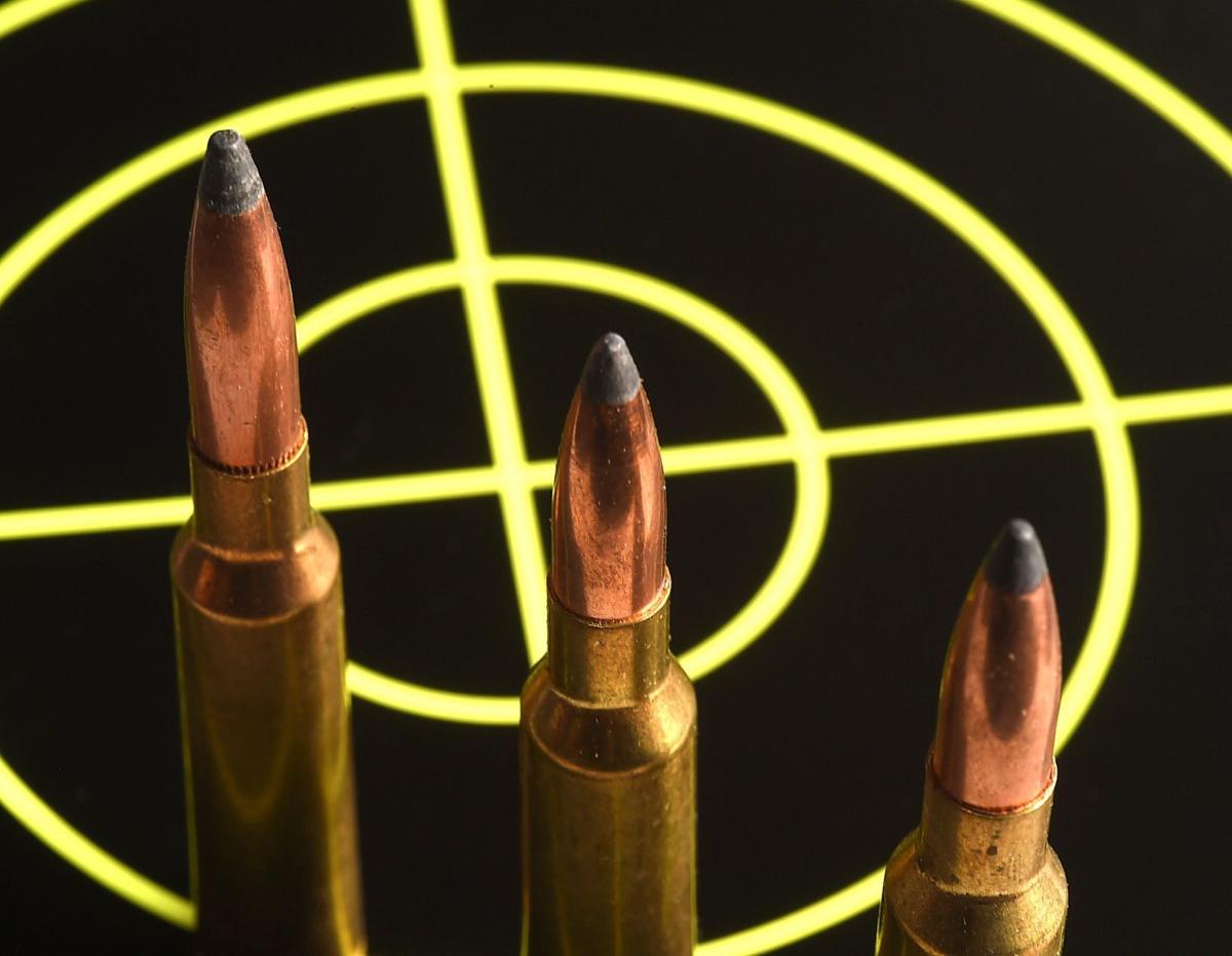 Rifle ammo and target