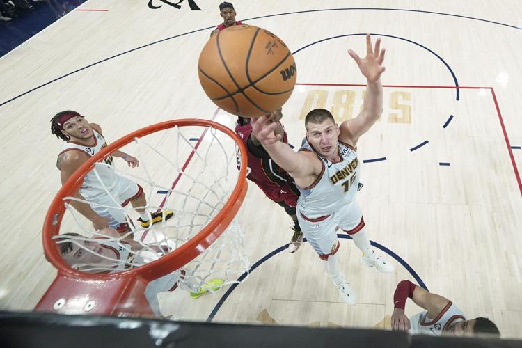 The Miami Heat roar back in Game 2 to tie the Denver Nuggets in