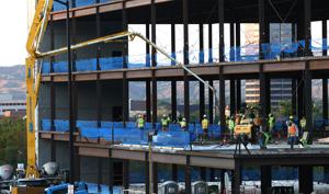 Photo: Concrete floors poured at Intermountain Health
