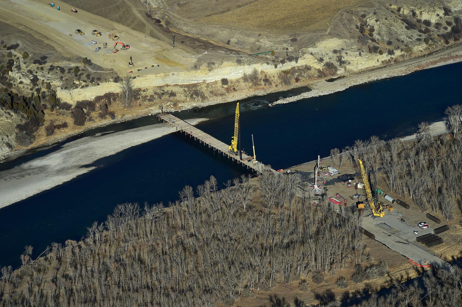 Billings Bypass project begins its Yellowstone Bridge portion
