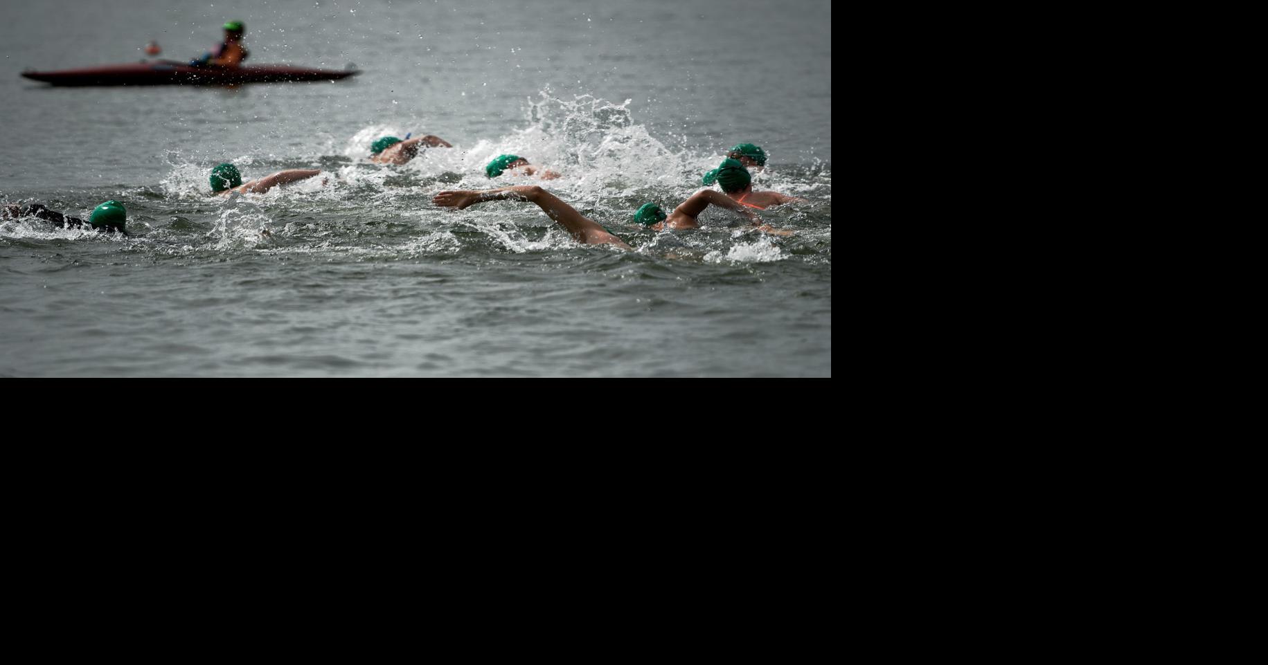 Photos Swimmers compete in the Big Sky State Games openwater swim