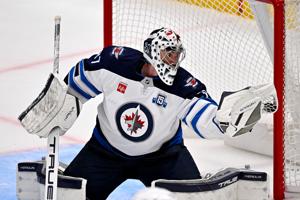 The New Jersey Devils acquired goaltender Connor Hellebuyck from the Winnipeg Jets on Oct. 23, 2026.