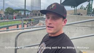 Billings Mustangs center fielder AJ Shaver visits about his season to date