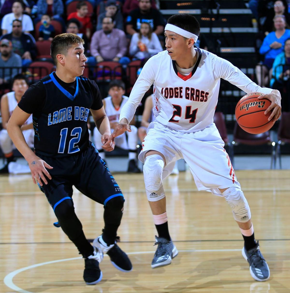 Lame Deer outlasts Lodge Grass for Southern B title Boys Basketball