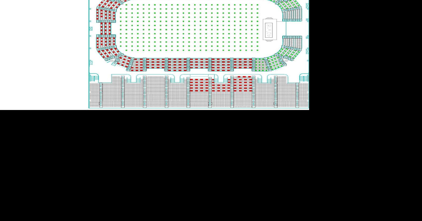 MetraPark seating chart for graduations