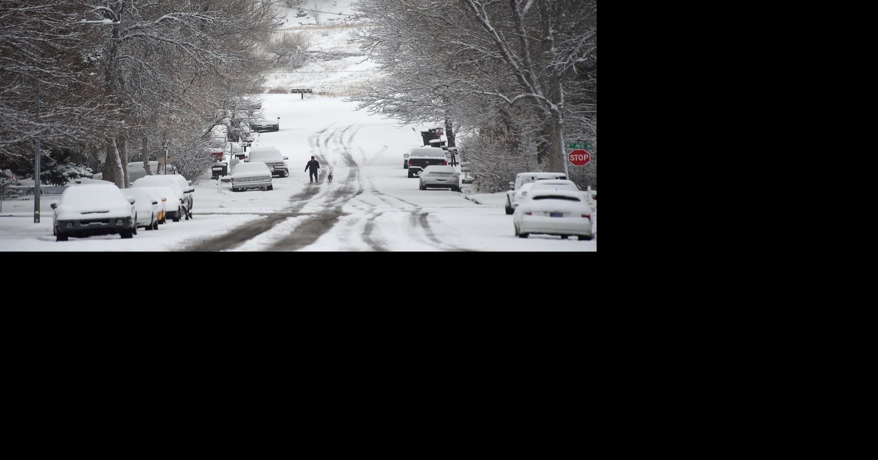 Photo: Snow and slick streets in Billings