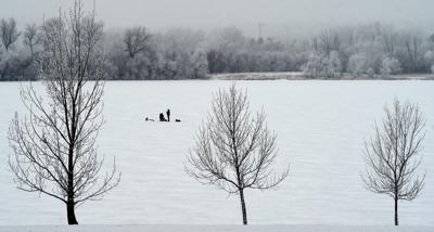 Ice fishermen