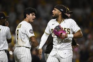 'Best team in baseball' awaits after Padres finish celebrating wild card win