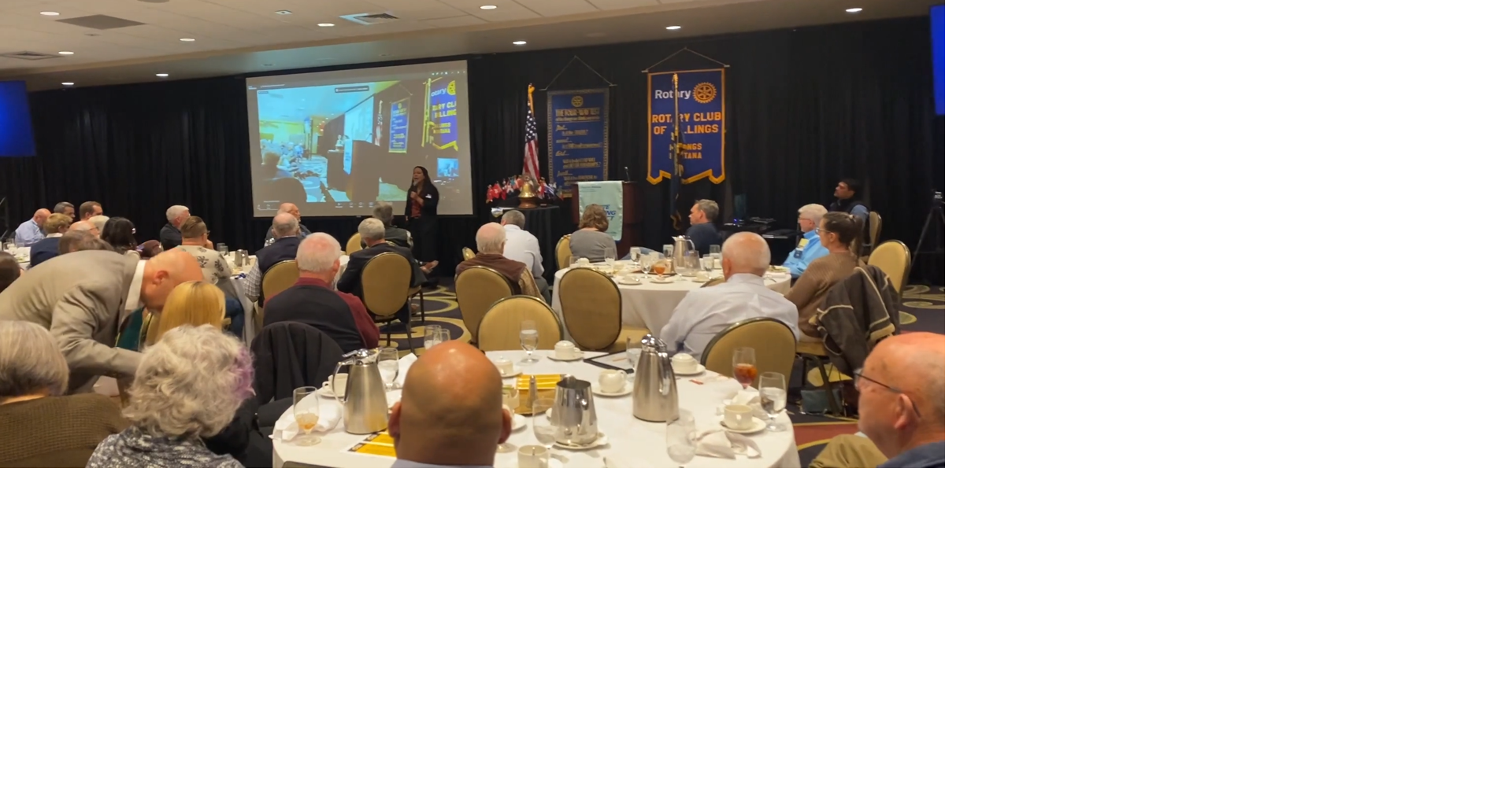 Alani Bankhead speech at Billings Rotary Club meeting